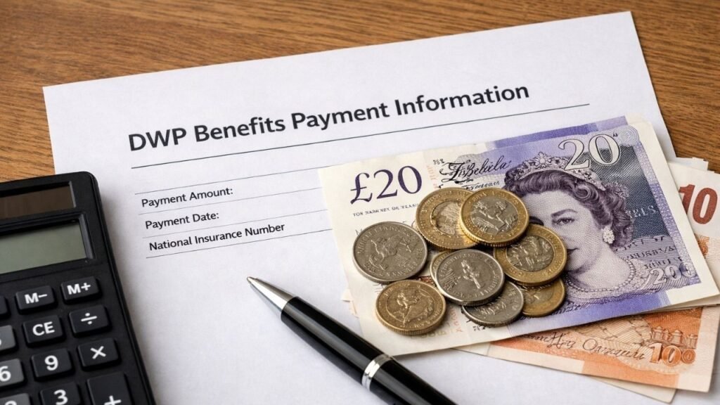 DWP Benefits Payment Information
